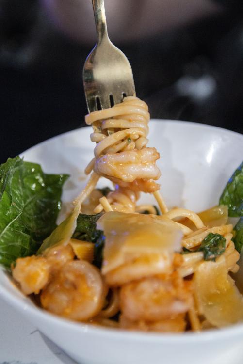 Spicy Gulf Shrimp Pasta, The Tasting Room