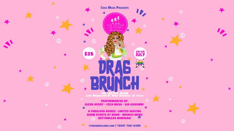 drag brunch tasting room new orleans