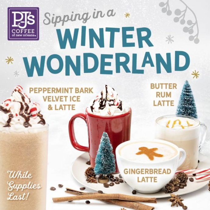 PJ's Coffee Winter Limited Time Beverages