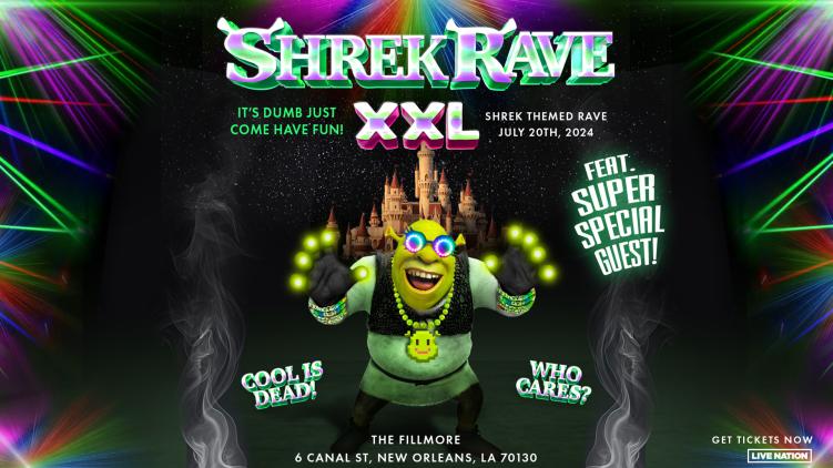 shrek rave new orleans